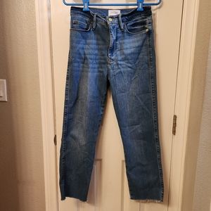Frame le sylvie slender straight jeans size 27